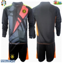 Tyskland Keeper Hjemmedraktsett Barn EM 2024 Langermet (+ Korte bukser)